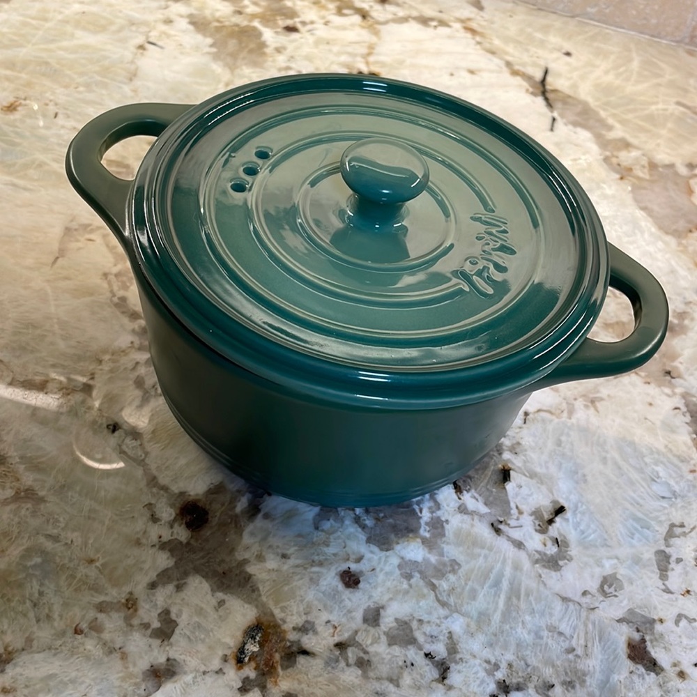 Green Parini Flameproof Casserole Dish